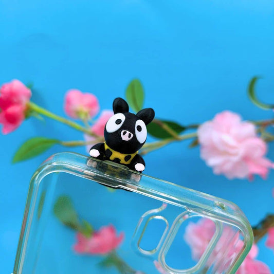 Hipper cerdito negro adorable