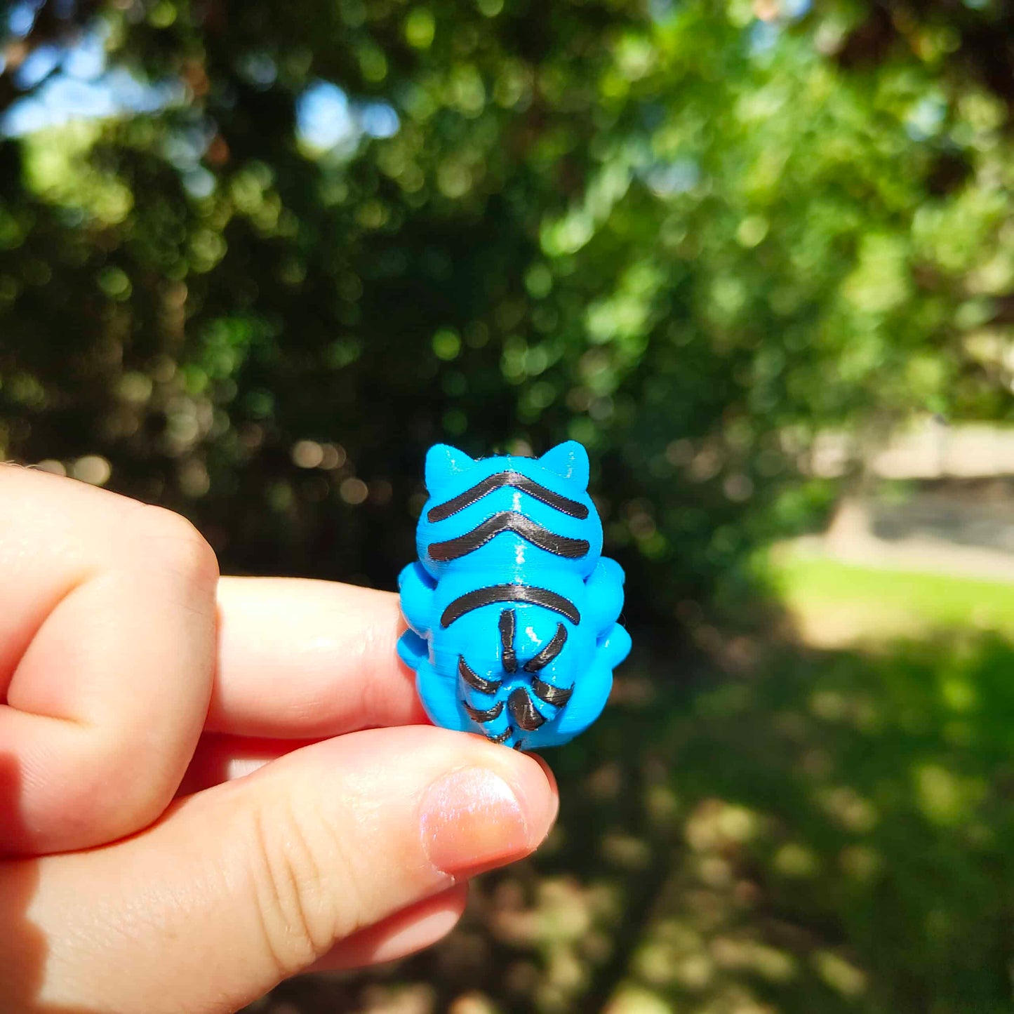 Hyper blue tiger