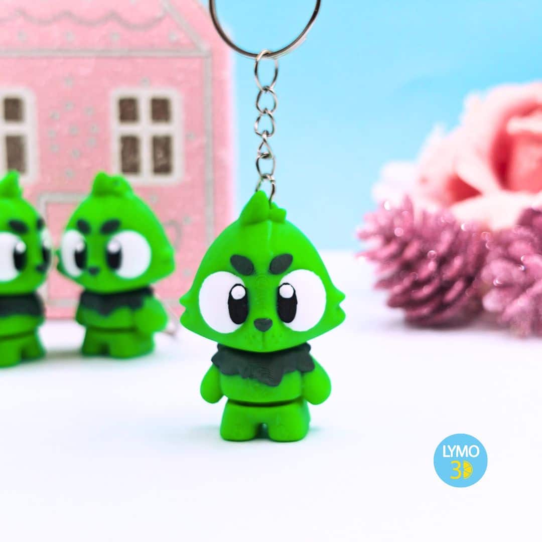 Articulated Grinch keychain
