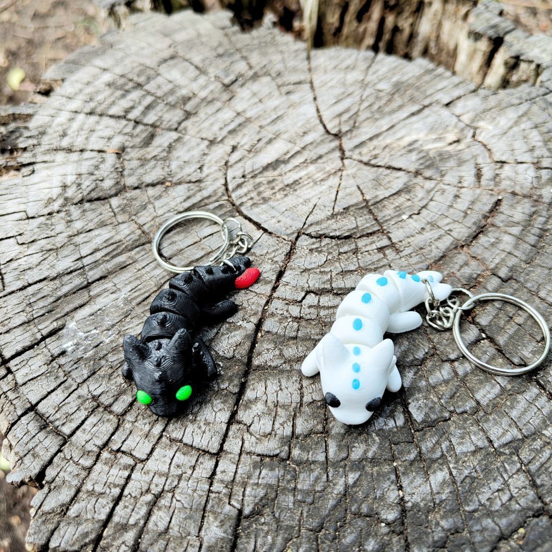 Dragons Articulated Keychain Pack