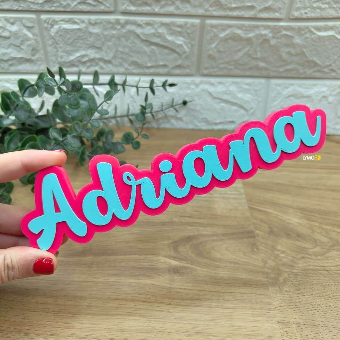 Letras decorativas 3D