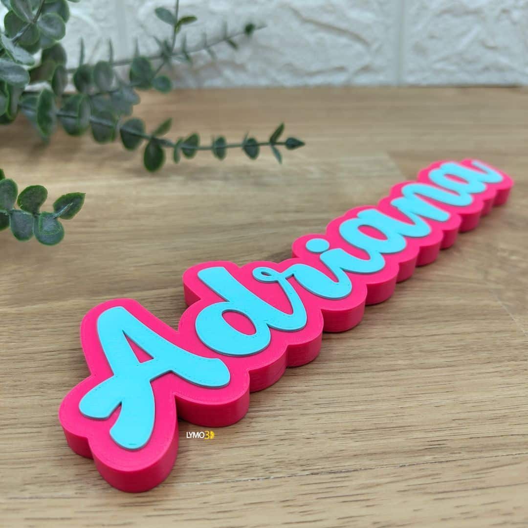 Letras decorativas 3D