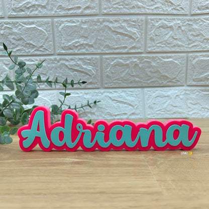 Letras decorativas 3D