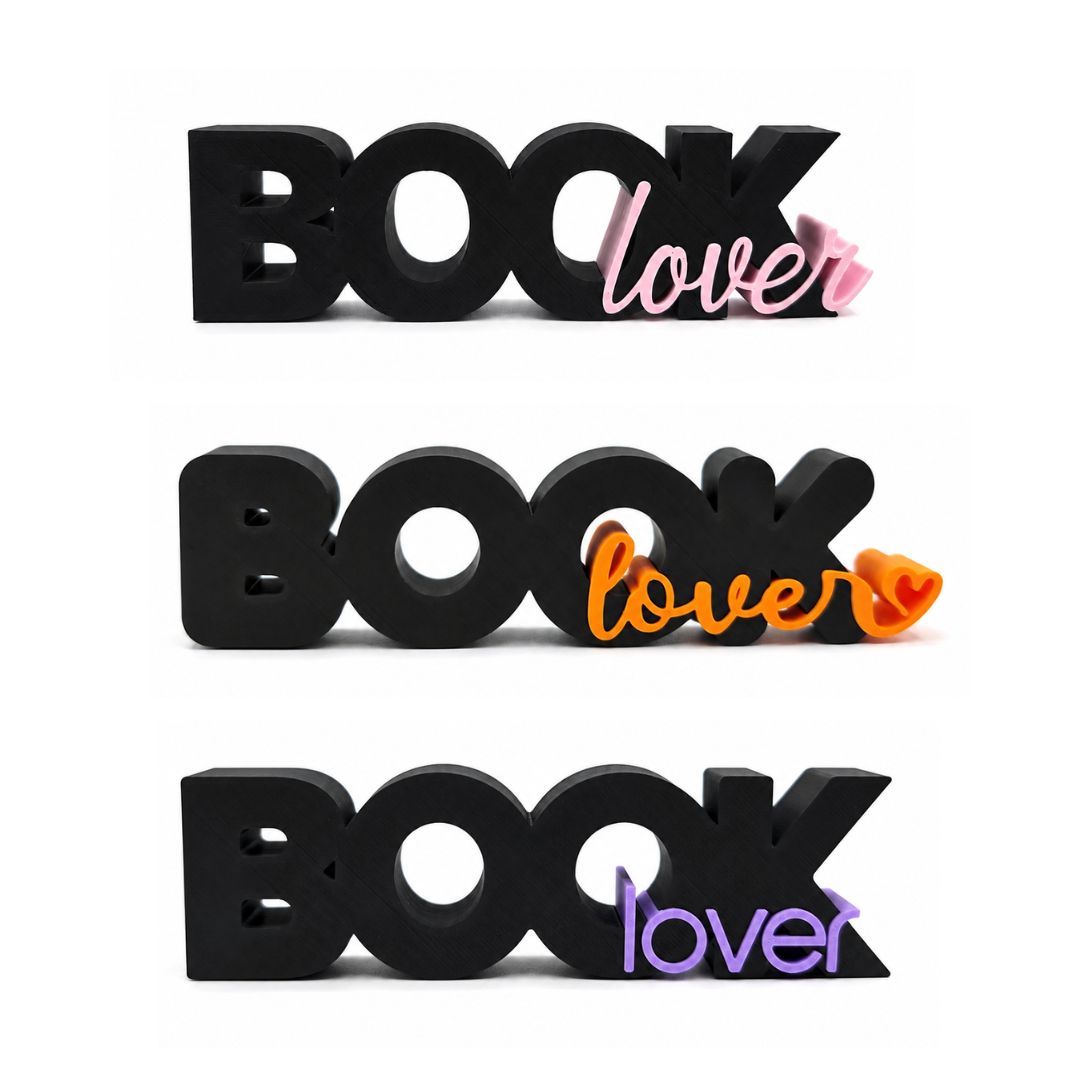 Letras decorativas Book lovers