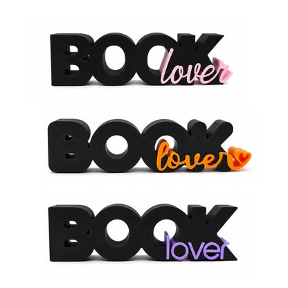 Letras decorativas Book lovers