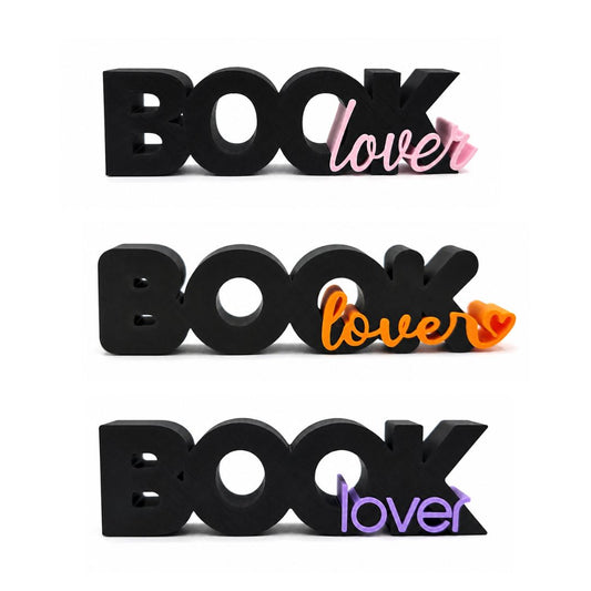 Letras decorativas Book lovers