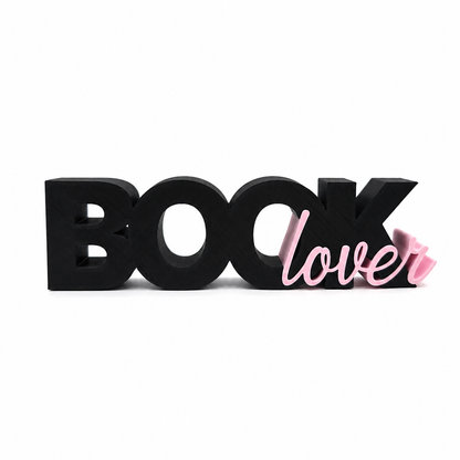 Letras decorativas Book lovers
