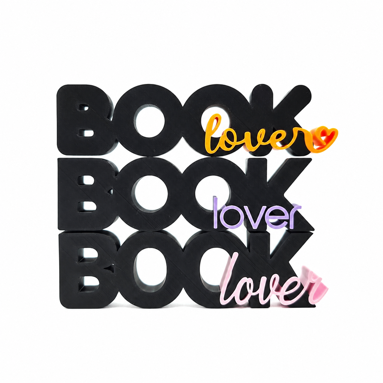 Letras decorativas Book lovers