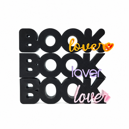 Letras decorativas Book lovers