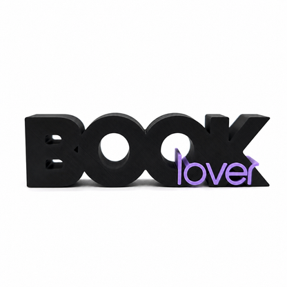 Letras decorativas Book lovers