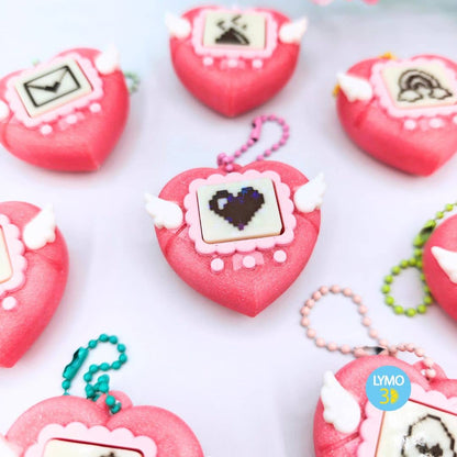 Llavero clicker corazón magical wings