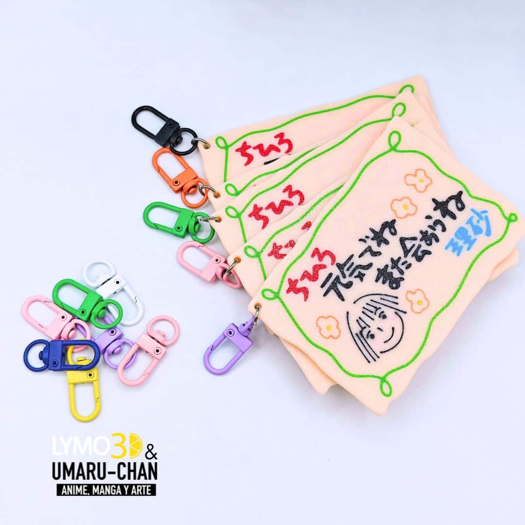 Farewell card keychain
