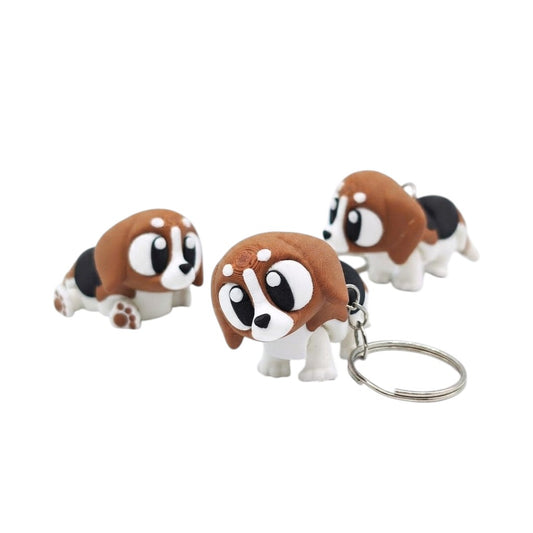 Llavero perro beagle articulado