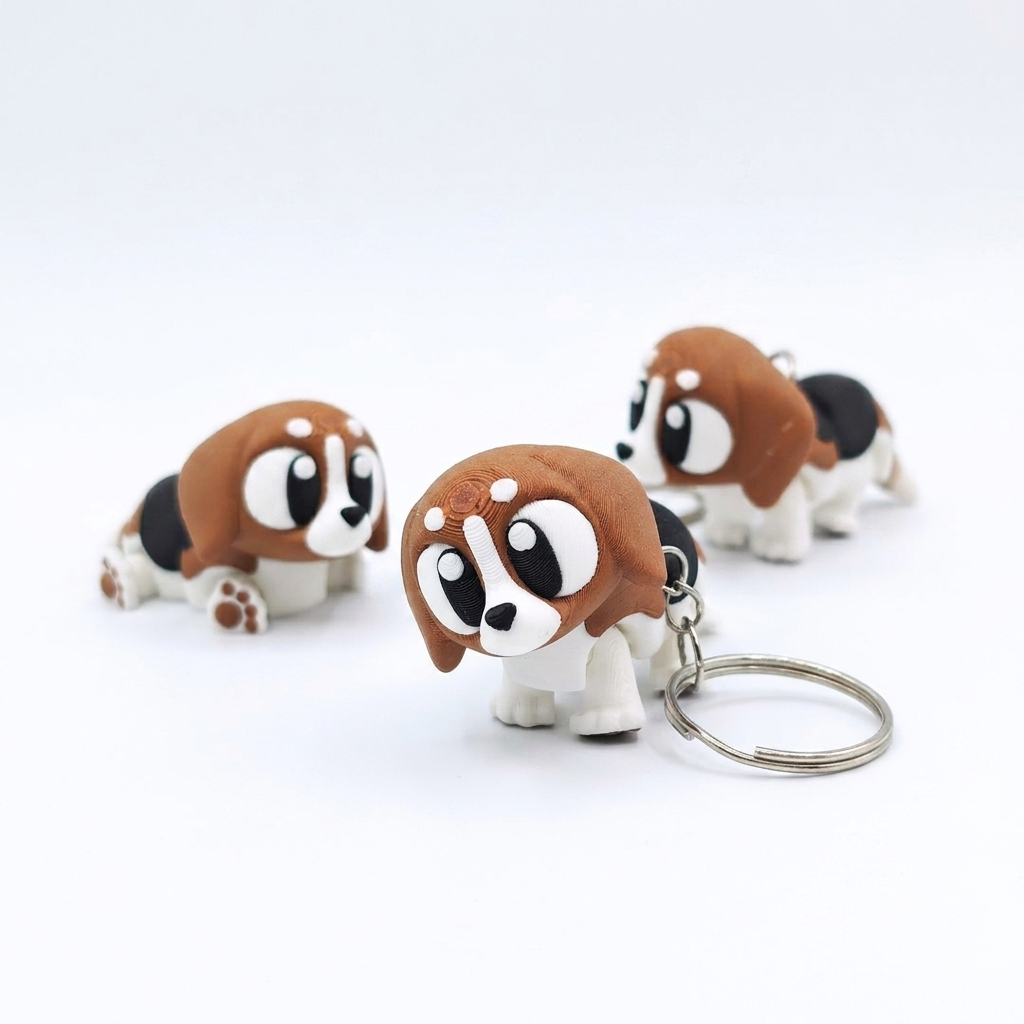 Llavero perro beagle articulado