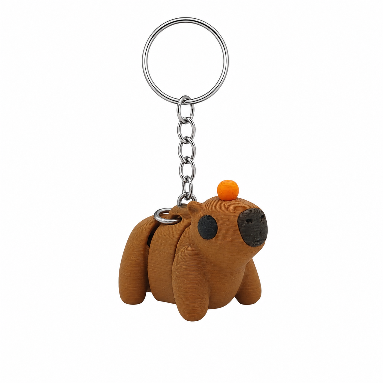 Beweglicher Schlüsselanhänger: Capybara