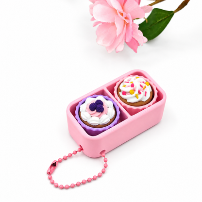 Llavero clicker caja de pasteles