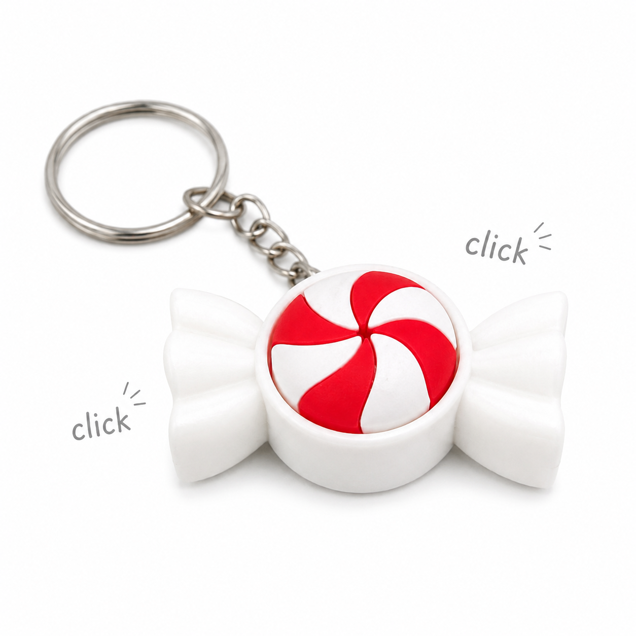 Llavero clicker caramelo