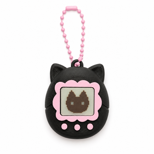 Llavero clicker gato negro