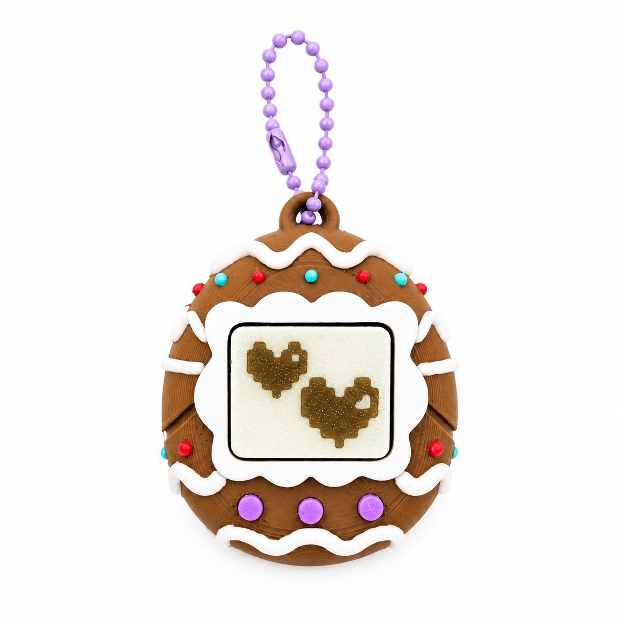 Llavero clicker retro navideño