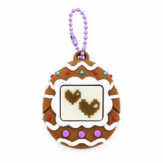 Llavero clicker retro navideño