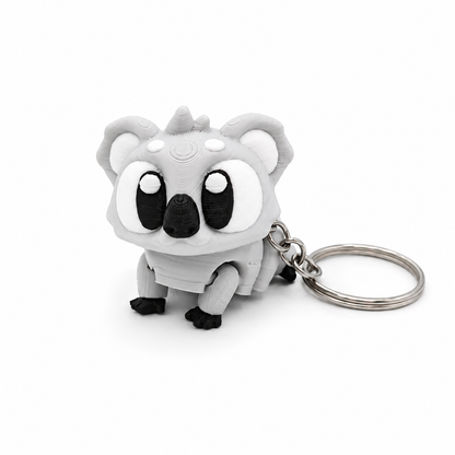 Articulated koala keychain