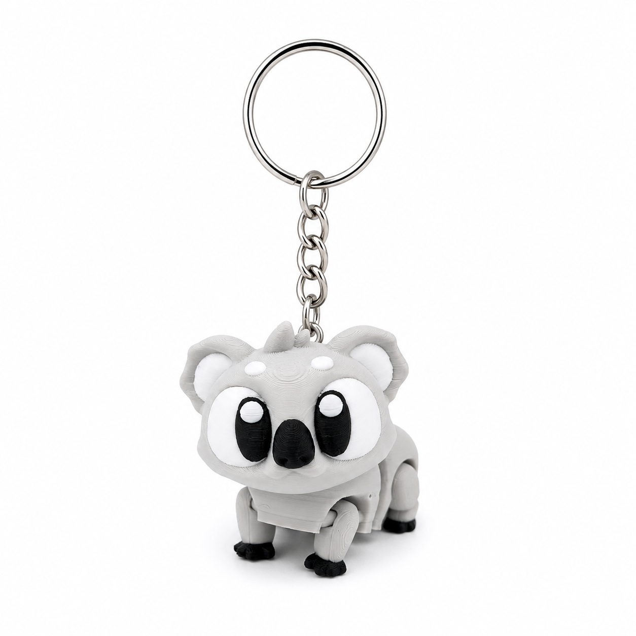 Articulated koala keychain