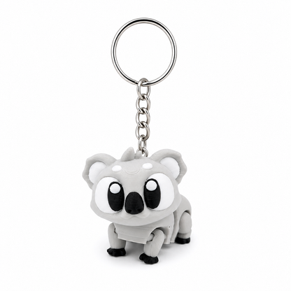 Articulated koala keychain