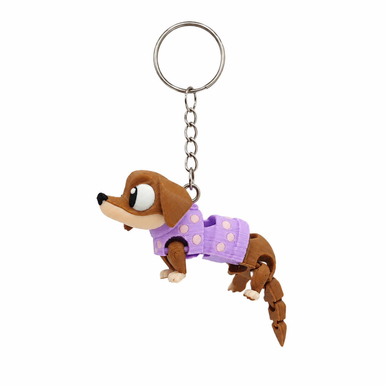 Articulated Dachshund Keychain