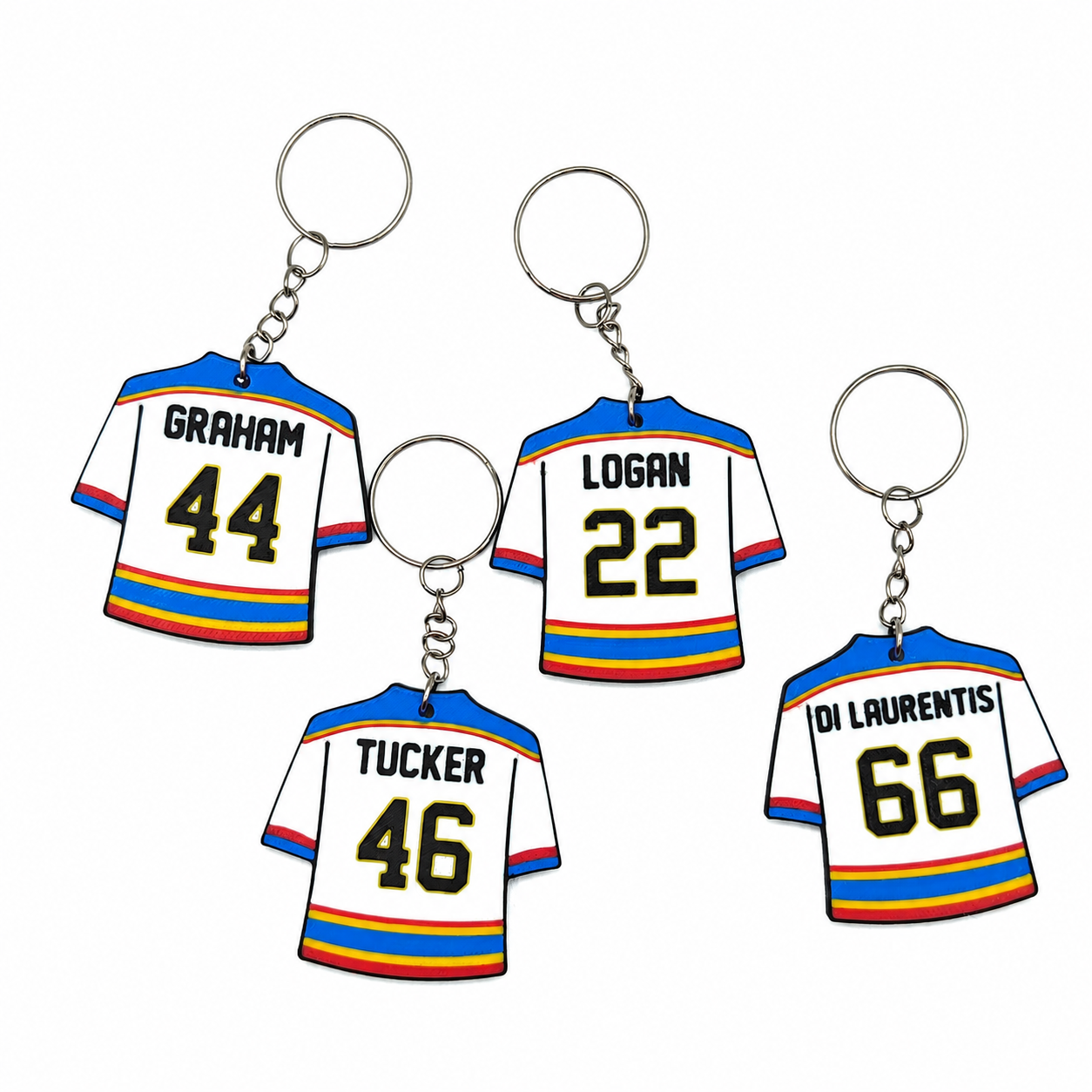 Llaveros camisetas hockey universitarias