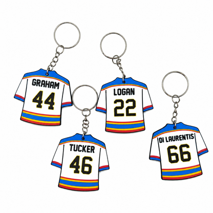 Llaveros camisetas hockey universitarias