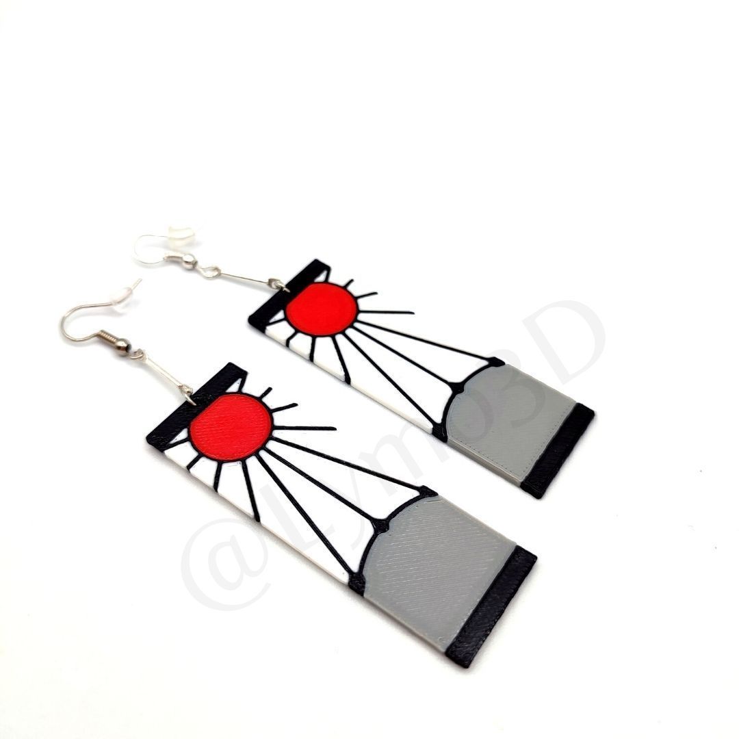 Pendientes Hanafuda