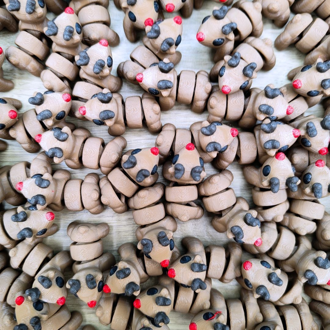 Mini articulated reindeer