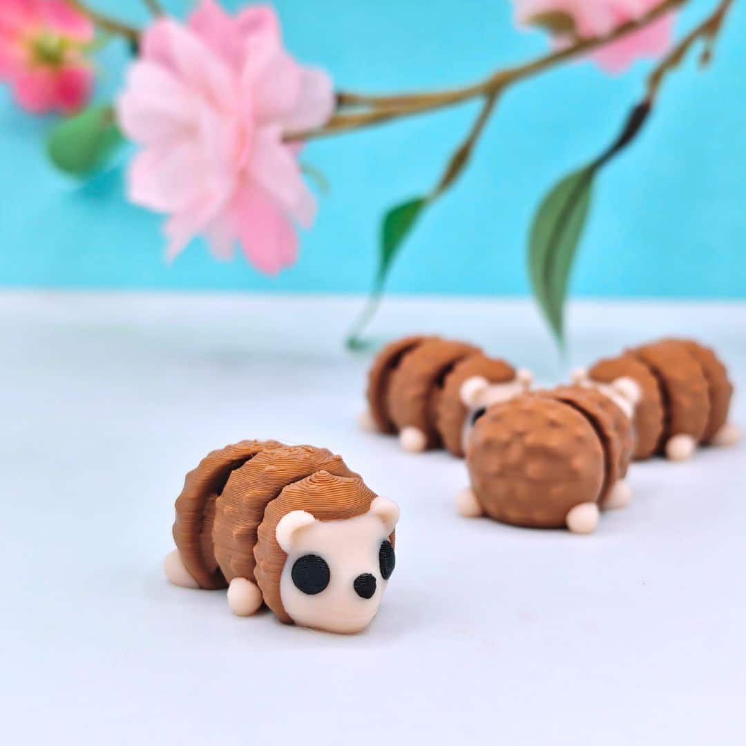 Mini articulated hedgehog