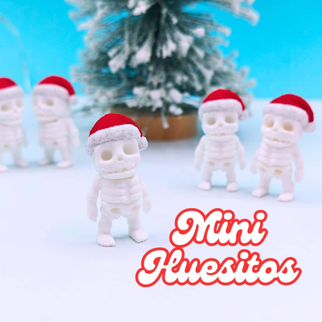 Mini huesitos navideño articulado
