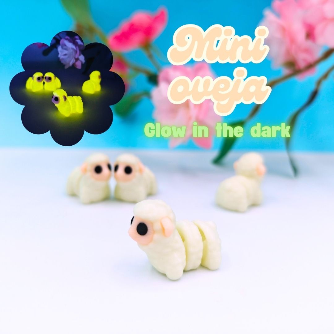 Mini oveja articulada glow