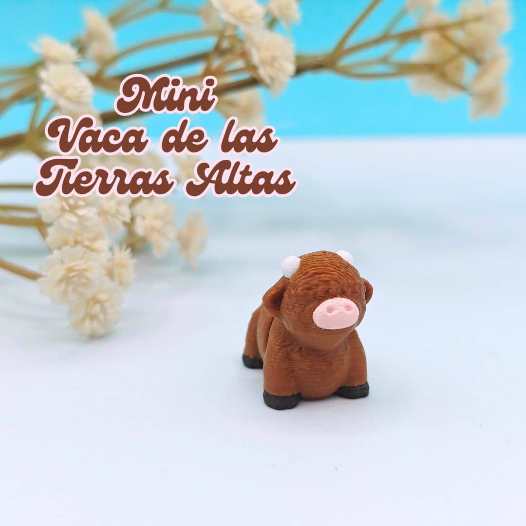 Mini vaca de las tierras altas