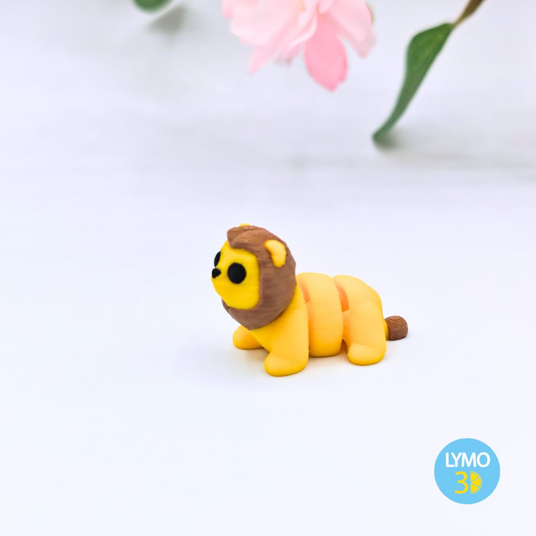 Mini león articulado