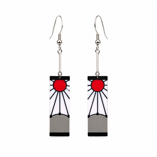Mini pendientes hanafuda