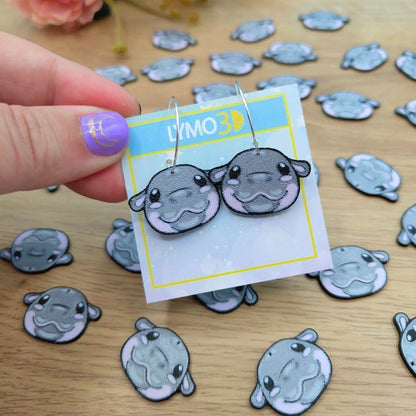 Moo deng joyería lymo3d hipopótamo - 3