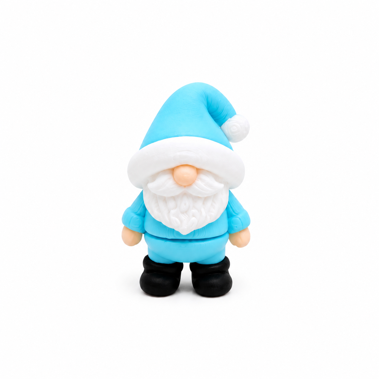 Mini articulated blue gnome