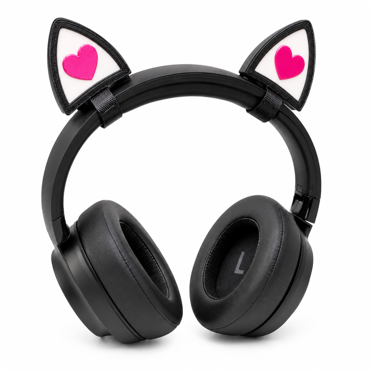 Katzenohren lieben Schwarz und Rosa