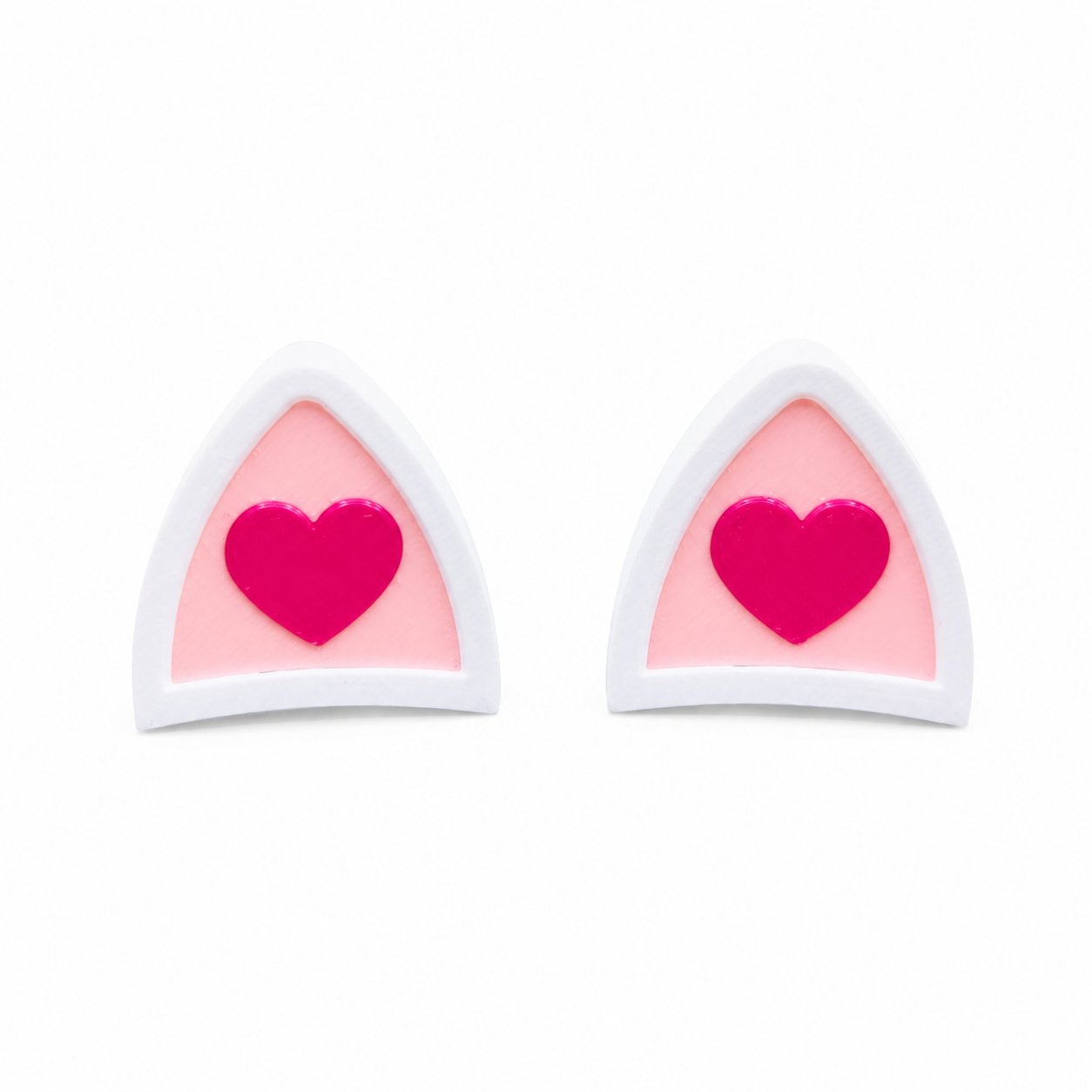Katzenohren lieben Weiß und Rosa