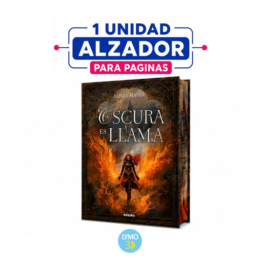 Alzador de páginas para Oscura es la Llama