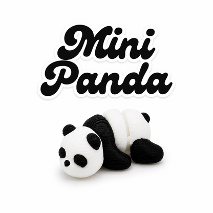Beweglicher Mini-Panda