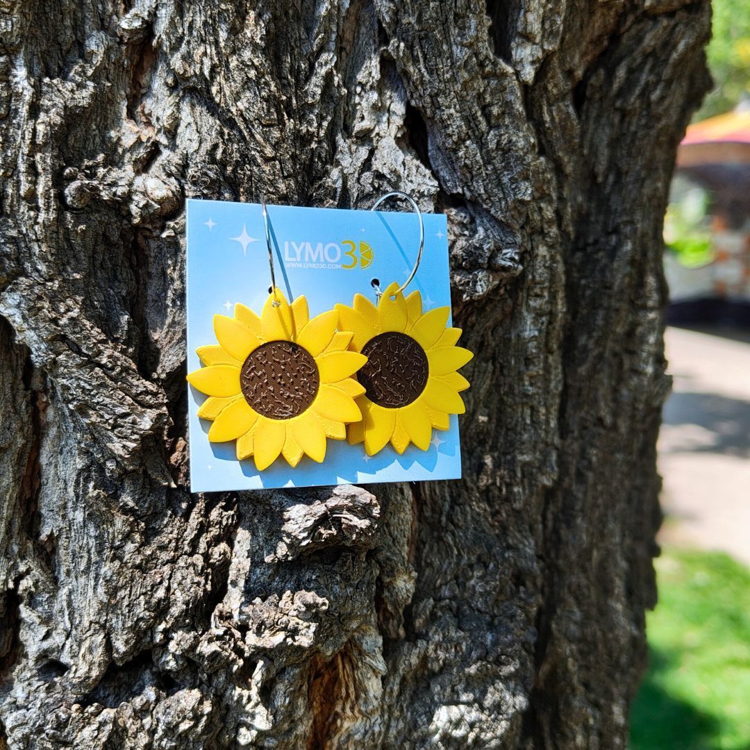 Pendientes Girasol