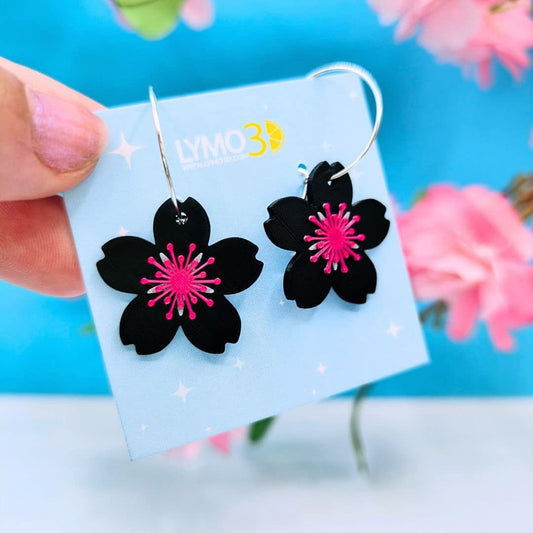 Pendientes Dark Sakura