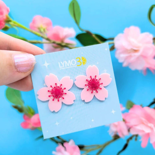 Pendientes flor de cerezo