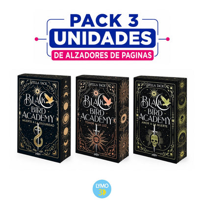 Pack de alzadores de páginas para Black Bird Academy