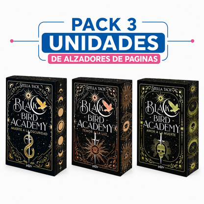 Pack de alzadores de páginas para Black Bird Academy
