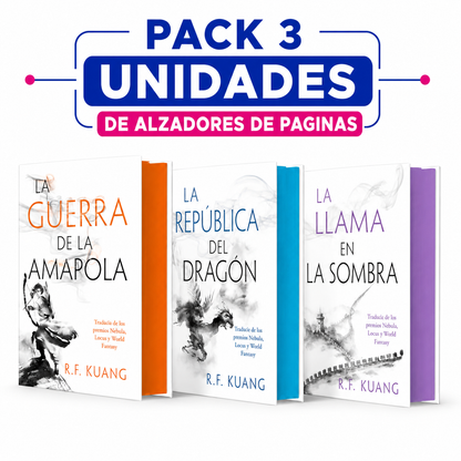 Pack de alzadores de páginas para La Guerra de la amapola